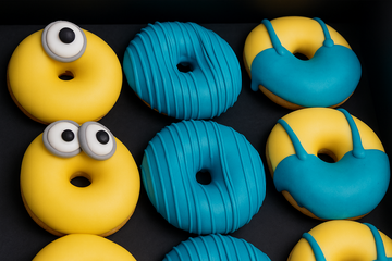 Donut box Minions thema