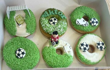 Donut box voetbal thema 2