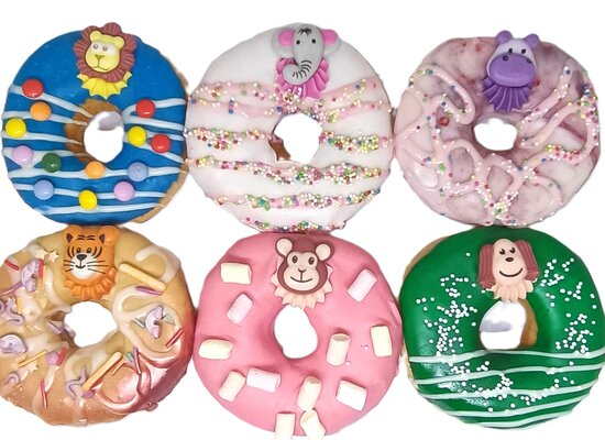 Donuts Safari Box - 6 stuks