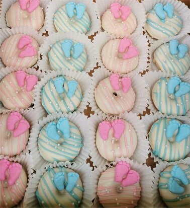Donuts Gender reveal box - 6 stuks