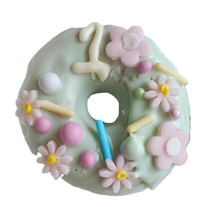 Donut box bloemen thema