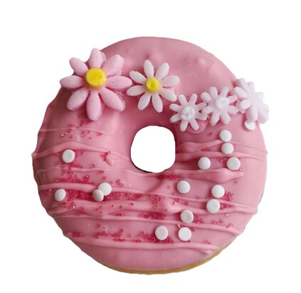 Donut box bloemen thema