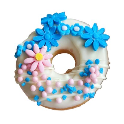 Donut box bloemen thema