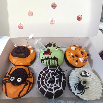 Halloween donut box