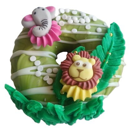 Donut box gemixt thema