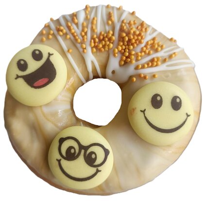 Donut box gemixt thema