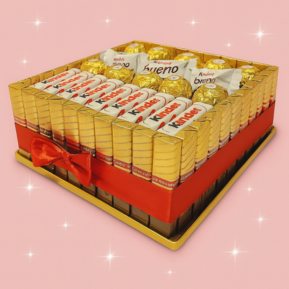 Vierkante Kinder - Ferrero taart