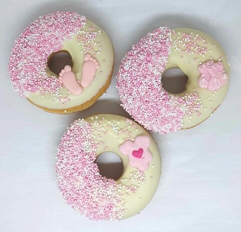 Donuts Gender reveal boxen - 6 stuks