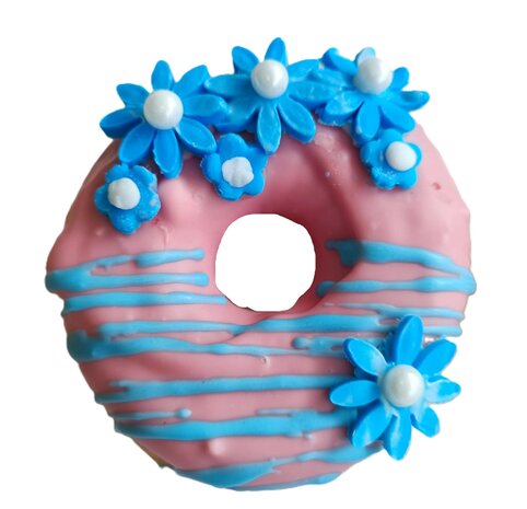 Donut box bloemen thema