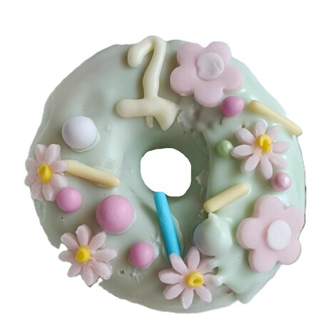 Donut box bloemen thema