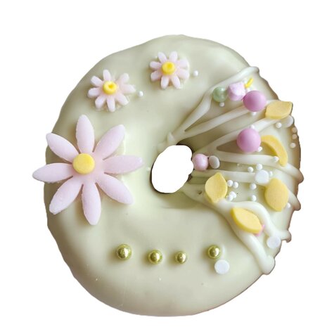 Donut box bloemen thema