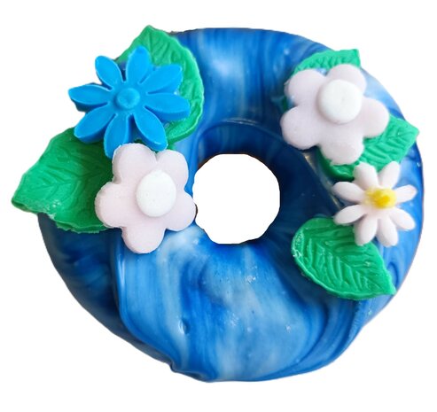 Donut box bloemen thema