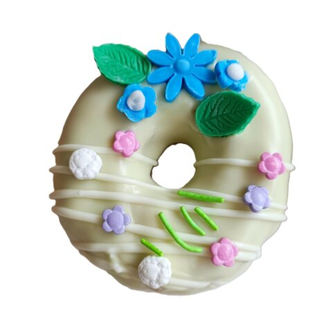 Donut box bloemen thema