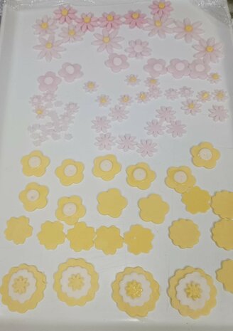 Donut box bloemen thema
