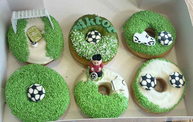 Donut box voetbal thema 2