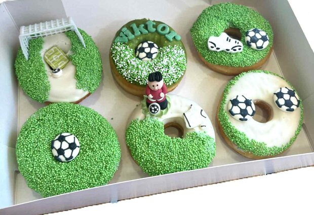 Donut box voetbal thema 2