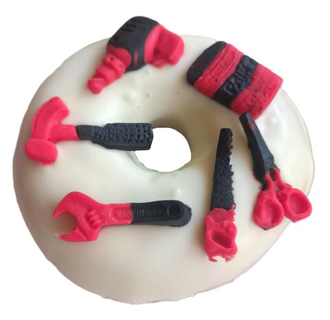 Donut box gemixt thema