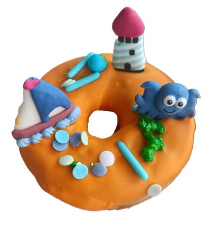 Donut box gemixt thema