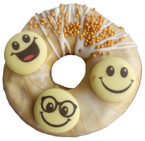 Donut box gemixt thema