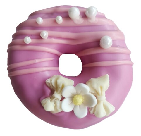Donut boxen bloemen thema