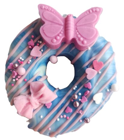 Donut boxen bloemen thema